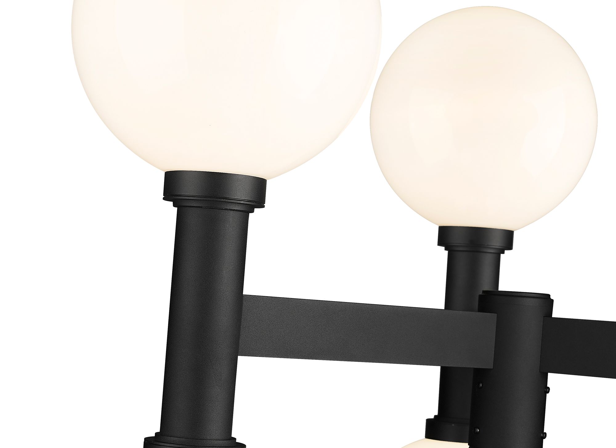 Thumbnail4 of Laurent by Z-Lite Black 34.5 inch 6 Light Outdoor Post Mount Fixture more views