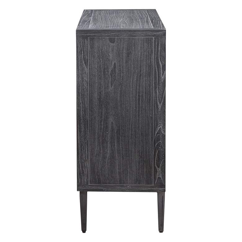 Image 5 Laurentia 36 1/2 inch Wide Black and Gray 2-Door Accent Cabinet more views