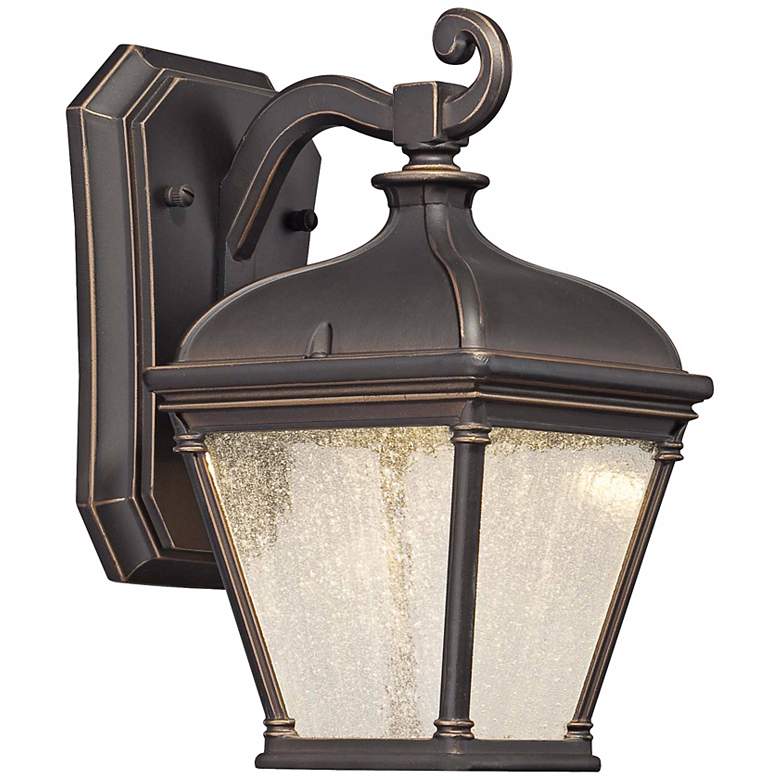 Image 1 Lauriston Manor 10 inch High Bronze LED Outdoor Wall Light