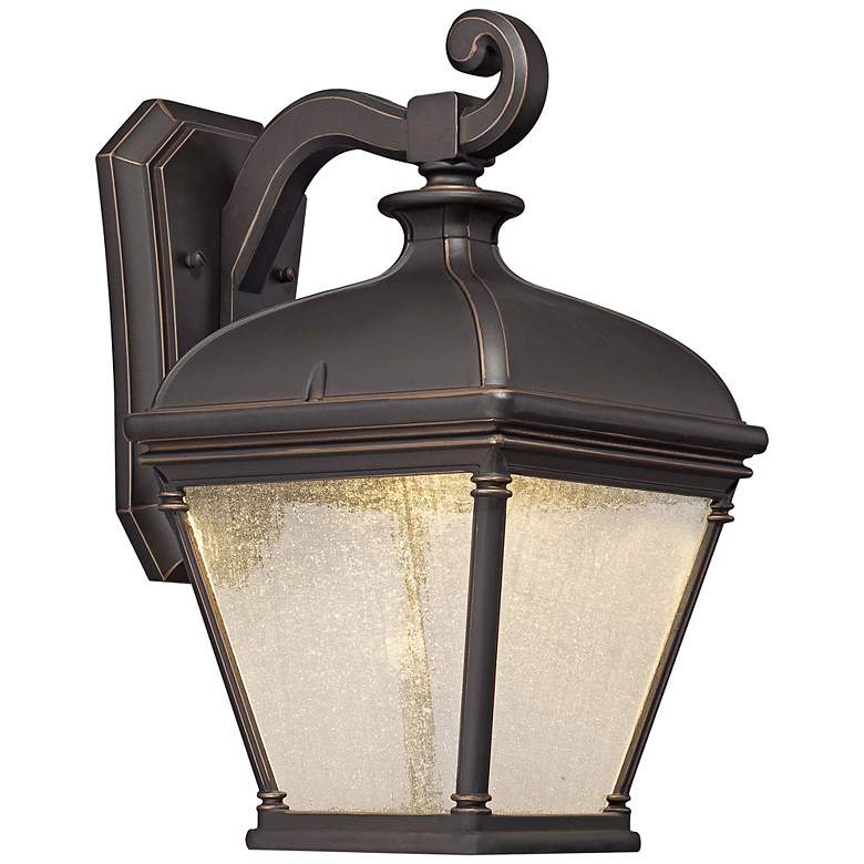 Image 1 Lauriston Manor 15 3/4 inch High Bronze LED Outdoor Wall Light