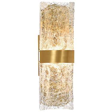 Lava 20" High Brass LED Wall Sconce