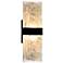 Lava 20" High Black LED Wall Sconce