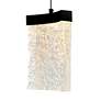 2_Lava 6" Wide Black and Clear Crystal LED Mini Pendant more views