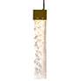 6_Lava 6" Wide Brass LED Mini Pendant more views