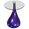 Lava Accent Table in Purple