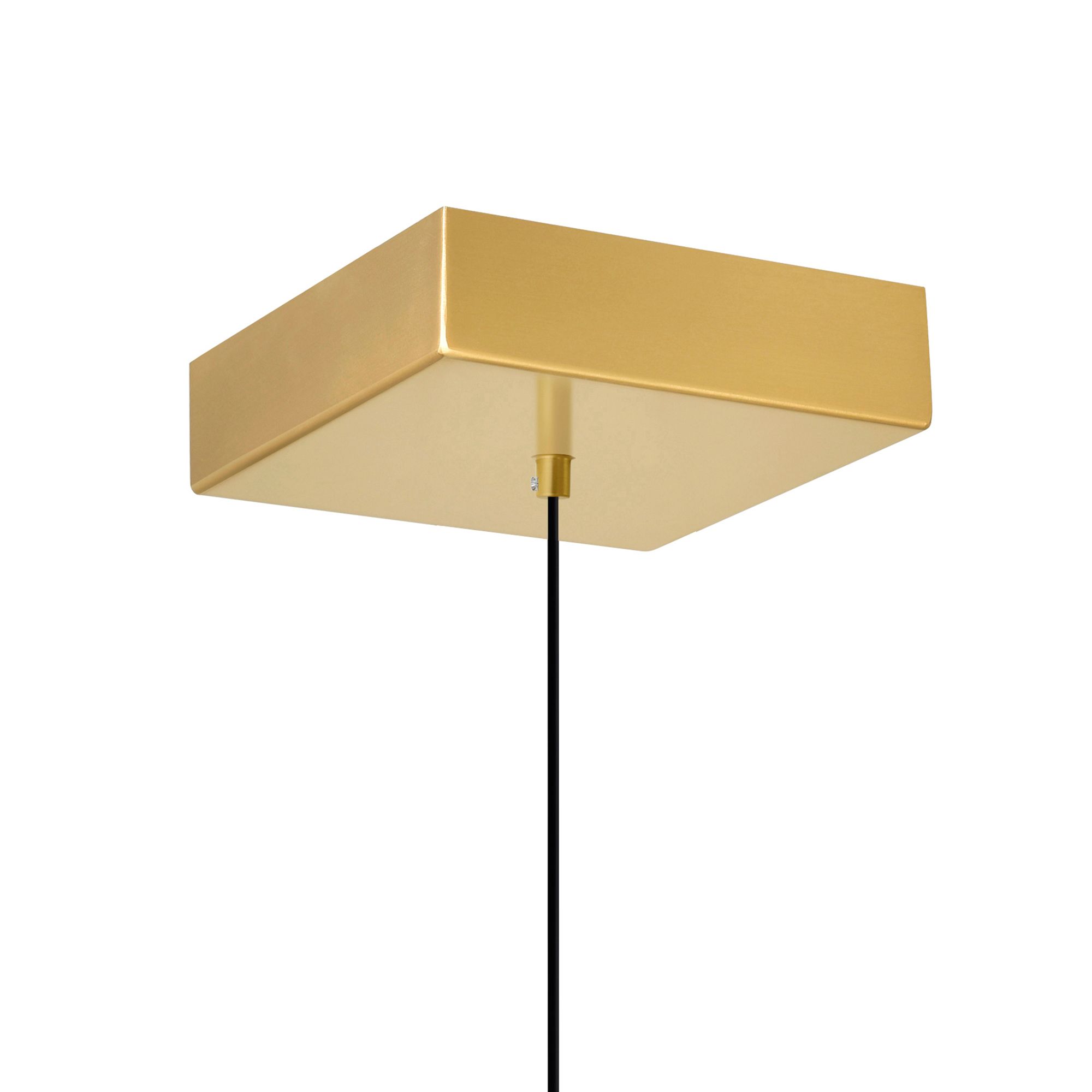 Image 7 Lava Integrated LED 6in Brass Mini Pendant with Handcrafted Glass more views