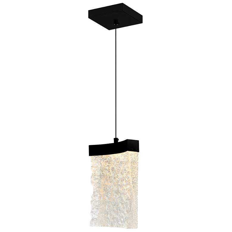 Image 1 Lava Integrated LED Black Mini Pendant