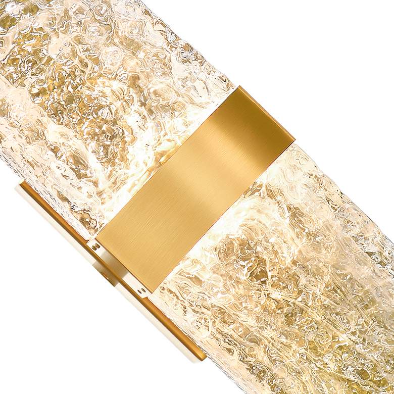 Image 3 Lava Integrated LED Brass Wall Light more views