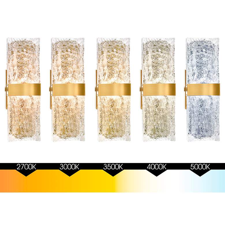 Image 5 Lava Integrated LED Brass Wall Light more views