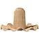 Lavada Natural Scalloped Rattan Pendant Lamp Shade 21.75x11.75