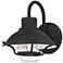 Lavalier 1-Light Mottled Black Outdoor Wall Lantern