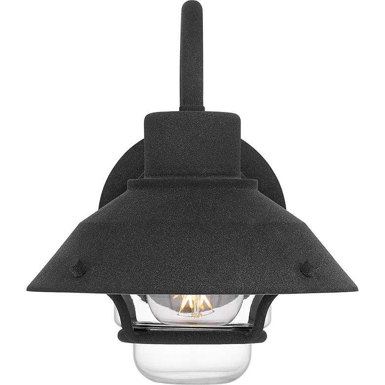 Image 5 Lavalier 1-Light Mottled Black Outdoor Wall Lantern more views