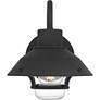 5_Lavalier 1-Light Mottled Black Outdoor Wall Lantern more views