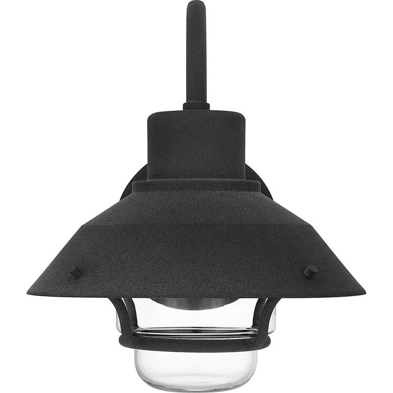 Image 5 Lavalier 1-Light Mottled Black Outdoor Wall Lantern more views