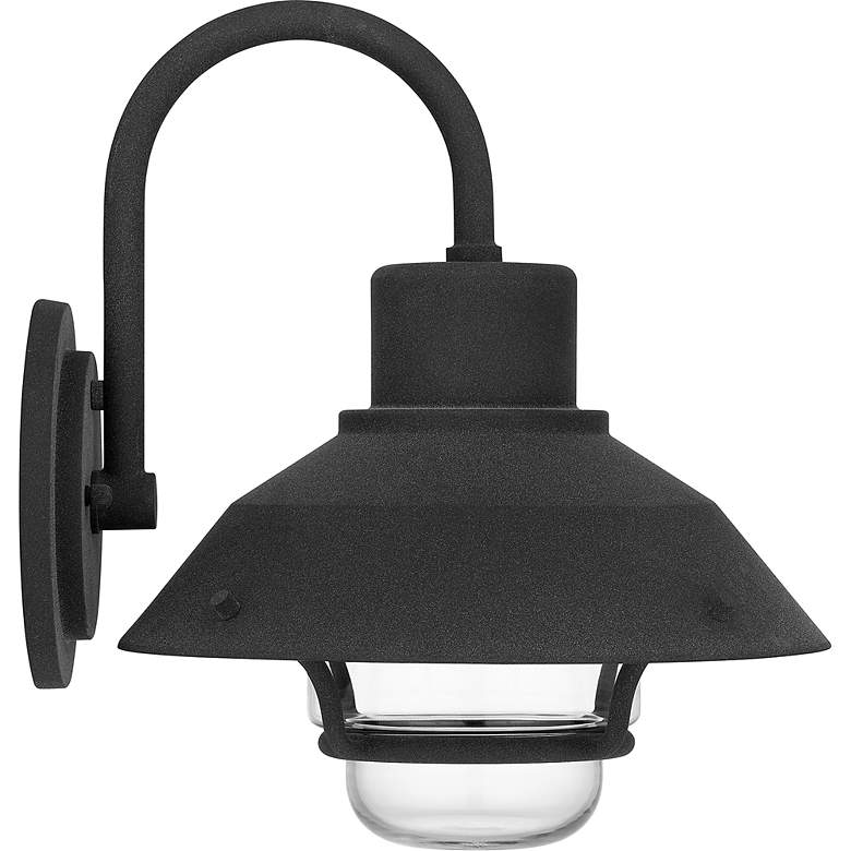 Image 6 Lavalier 1-Light Mottled Black Outdoor Wall Lantern more views