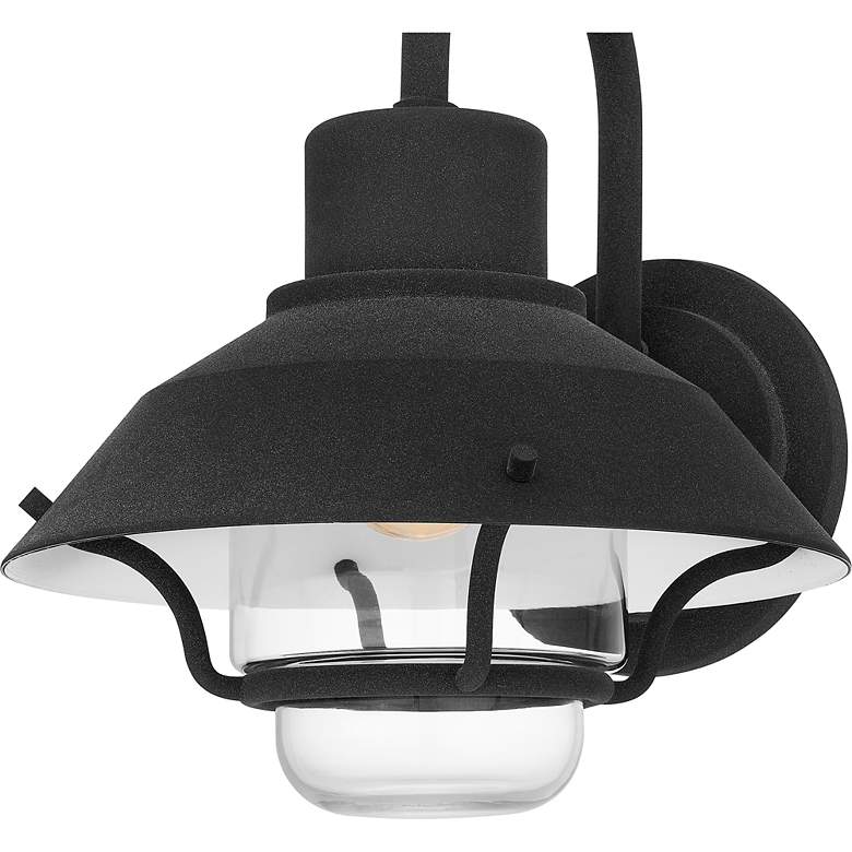 Image 7 Lavalier 1-Light Mottled Black Outdoor Wall Lantern more views