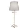 Lavasseur Distressed White Buffet Table Lamp
