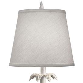 Image3 of Lavasseur Distressed White Buffet Table Lamp more views