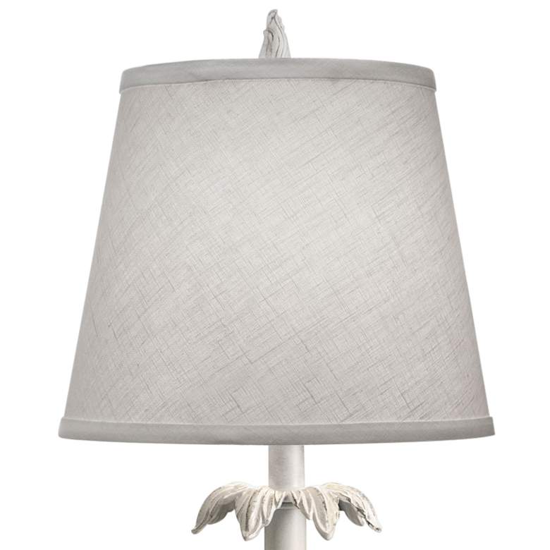 Image 3 Lavasseur Distressed White Buffet Table Lamp more views