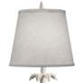 Lavasseur Distressed White Buffet Table Lamp