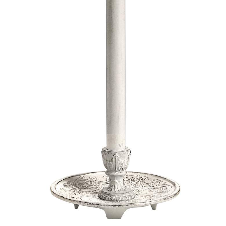Image 4 Lavasseur Distressed White Buffet Table Lamp more views