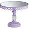 Lavender Mirror-Top 10" Round Cake Stand