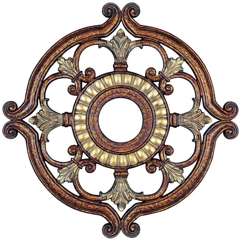 Image 1 Lavonia 18 inch Wide Palatial Bronze Ceiling Medallion