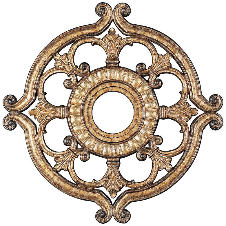 Image 1 Lavonia 18 inch Wide Verona Bronze Ceiling Medallion