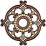 Lavonia 23 1/2" Wide Palatial Bronze Ceiling Medallion