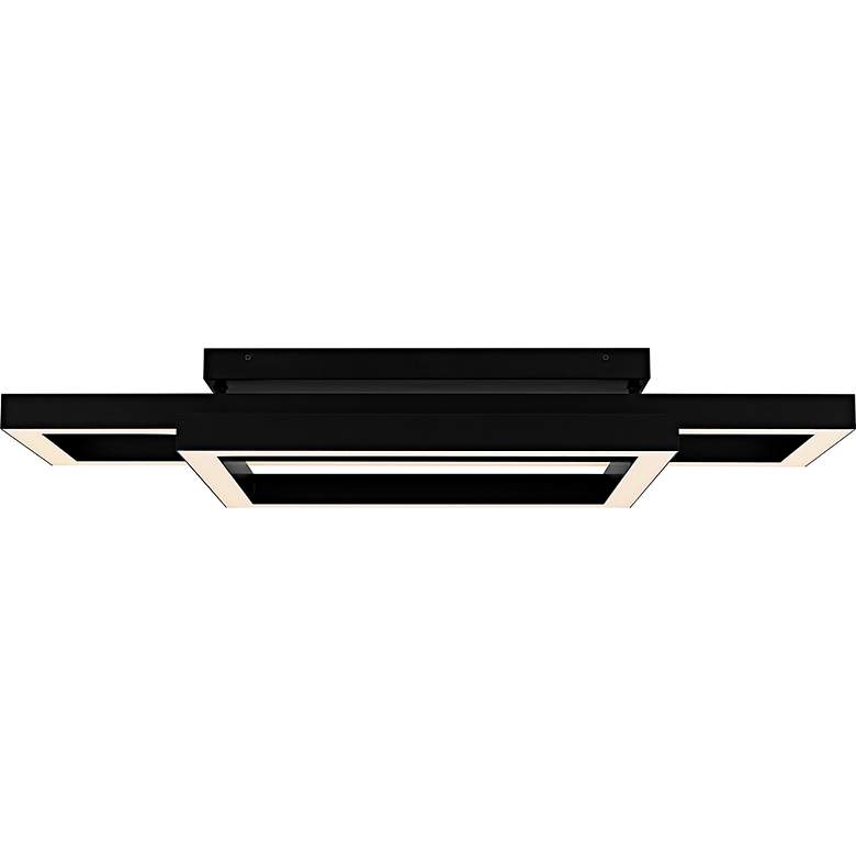 Image 3 Lawless Integrated LED Matte Black Semi-Flush Mount with CCT Switch more views