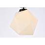 6_Lawrence 1 Lt Black And White Glass Flush Mount more views