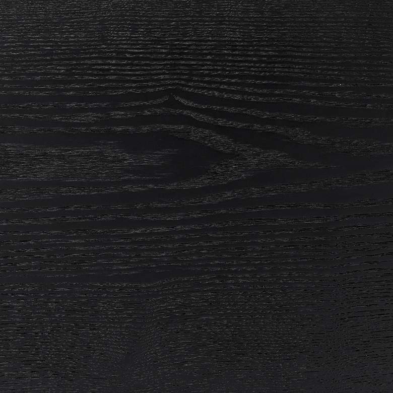 Image 2 Lawrence 59" Wide Ash Veneer Black 3-Drawer 2-Door Sideboard more views