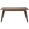 Lawrence 82 1/2" Wide Walnut Veneered Extension Dining Table