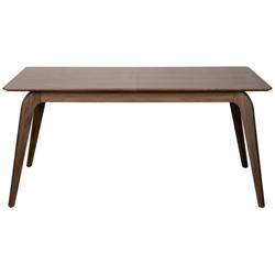 Lawrence 82 1/2&quot; Wide Walnut Veneered Extension Dining Table