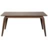 Lawrence 82 3/4" Wide Walnut Veneered Extension Dining Table