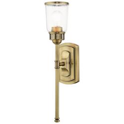 Lawrenceville 1 Light Antique Brass Single Sconce