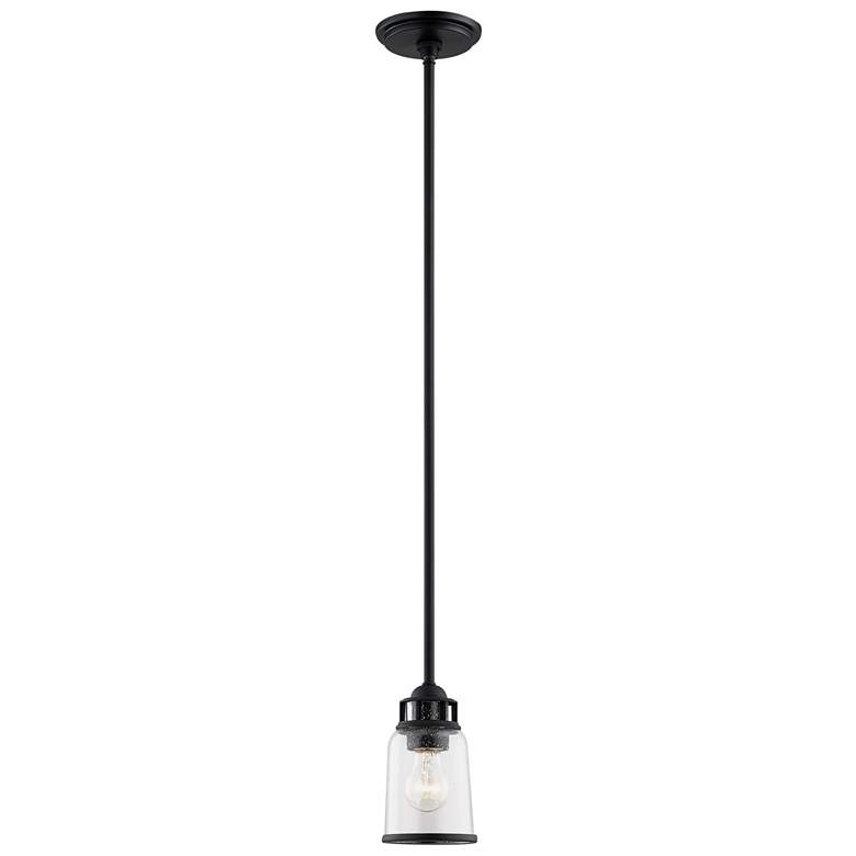 Image 1 Lawrenceville 1 Light Black Mini Pendant