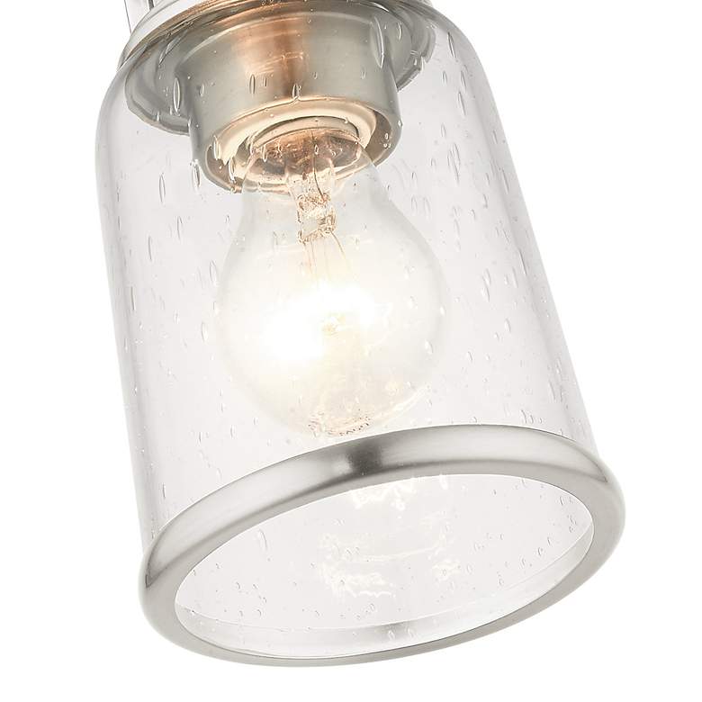 Image 6 Lawrenceville 1 Light Brushed Nickel Flush Mount more views