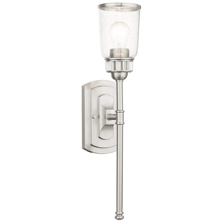 Image 1 Lawrenceville 1 Light Brushed Nickel Single Sconce
