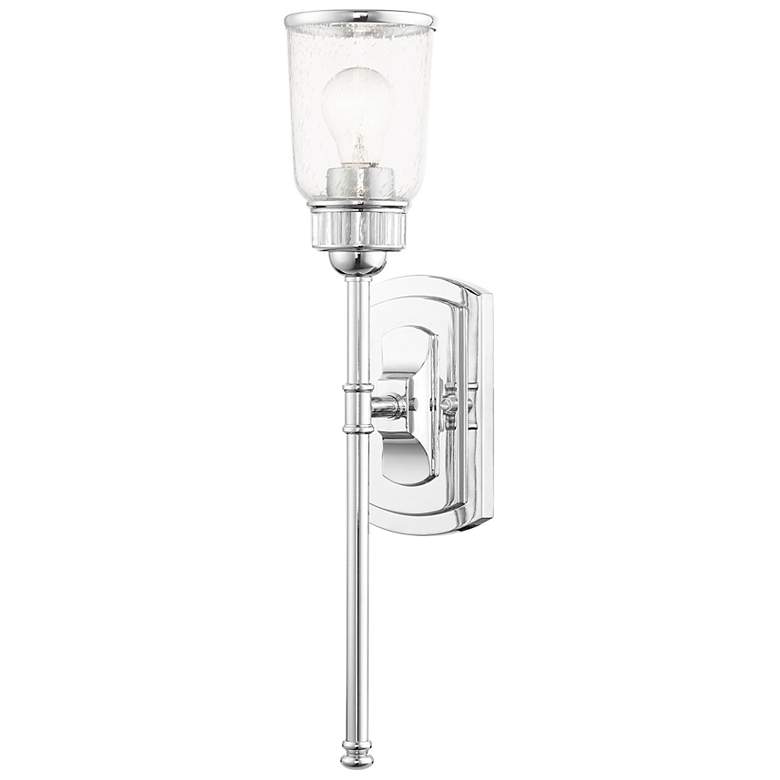 Image 2 Lawrenceville 21" High Polished Chrome Wall Sconce