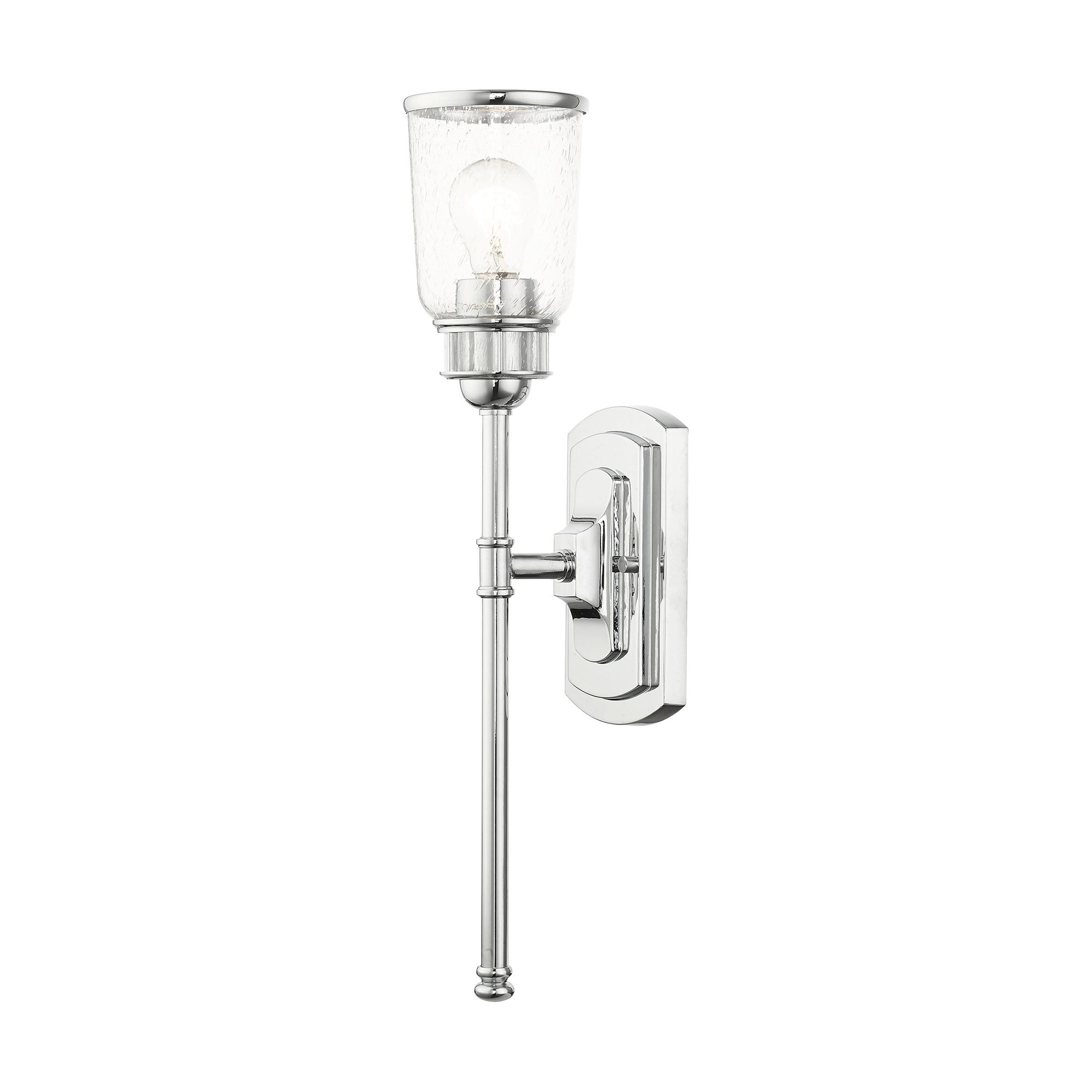 Image 5 Lawrenceville 21" High Polished Chrome Wall Sconce more views