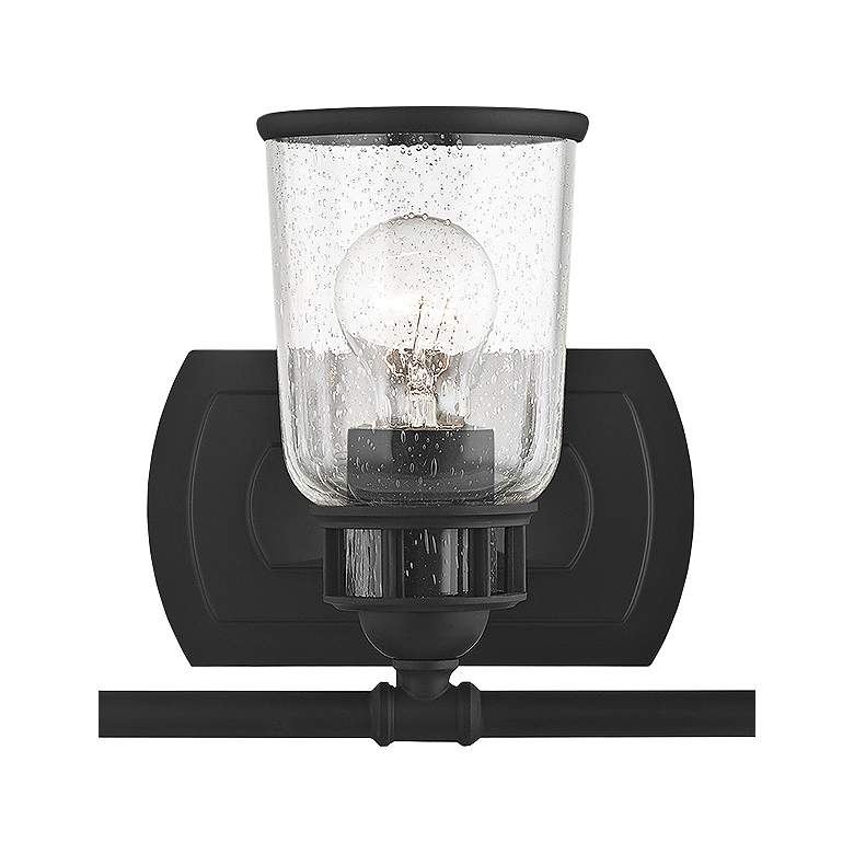 Image 4 Lawrenceville 23 1/2" Wide Black 3-Light Bath Light more views