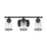 5_Lawrenceville 23 1/2" Wide Black 3-Light Bath Light more views
