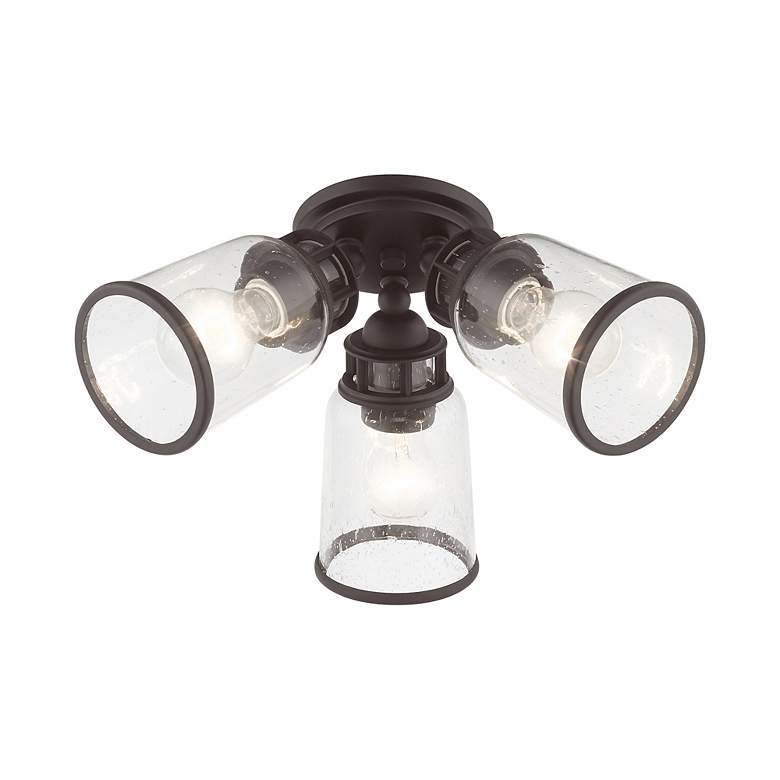 Image 6 Lawrenceville 3 Light Bronze Flush Mount more views