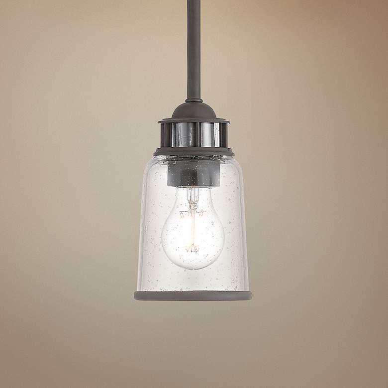 Image 1 Lawrenceville 5" Wide Bronze Mini Pendant