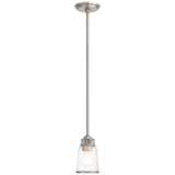 Lawrenceville 5&quot; Wide Brushed Nickel Mini Pendant