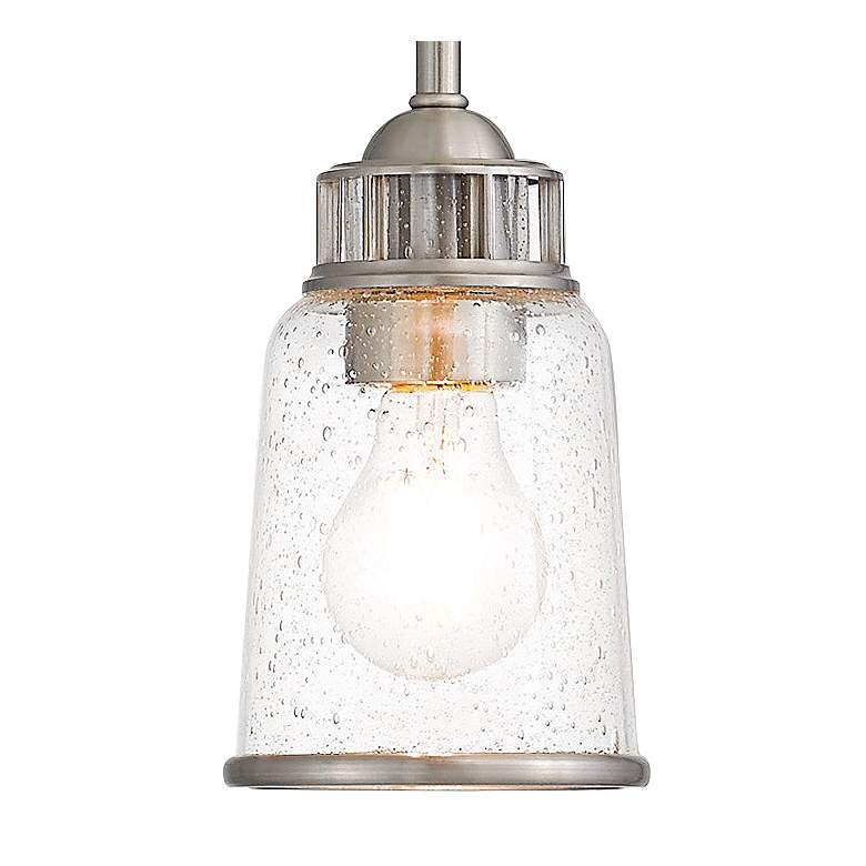 Image 3 Lawrenceville 5" Wide Brushed Nickel Mini Pendant more views