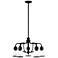 Lawrenceville 5 Light Black Chandelier