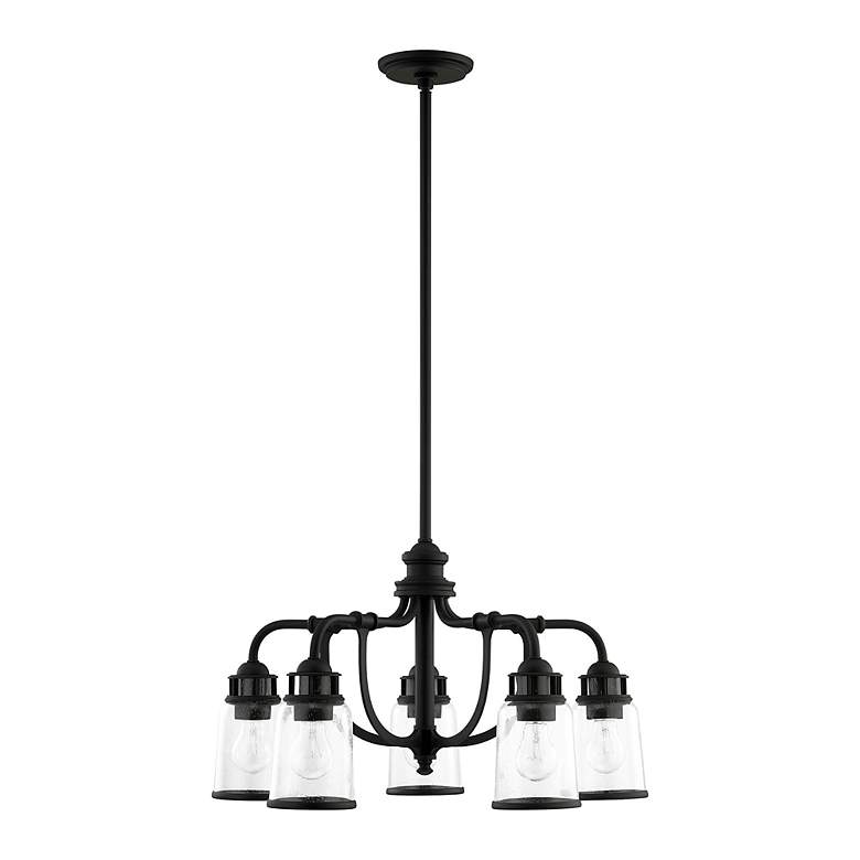 Image 4 Lawrenceville 5 Light Black Chandelier more views