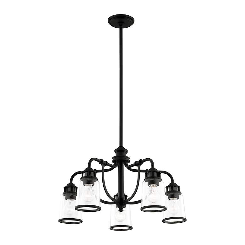 Image 6 Lawrenceville 5 Light Black Chandelier more views